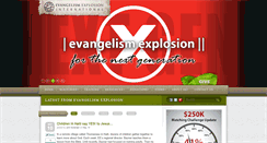 Desktop Screenshot of evangelismexplosion.org